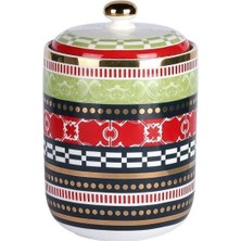 Feyza Design 16 cm Porselen Kavanoz, Şık ve Dayanıklı Tasarım