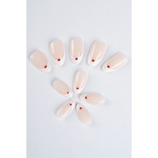 Özgürce Doğal Görünümlü Takma Tırnak Seti ve Güçlü Yapıştırıcı Paket