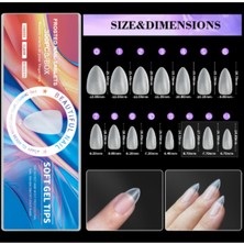 Özgürce 300'LÜ Soft Gel Tips ile Profesyonel Tırnak Uzatma ve Bakım Seti