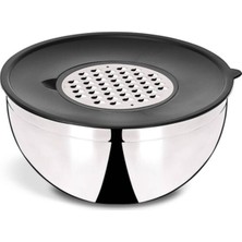 Feyza Design 5'li Rendeli, Karıştırmalı ve Saklama Kabı Seti, Çok Amaçlı Kullanım