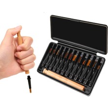 Özgürce 12 Uçlu Tak Çıkar Tırnak Fırçası Jel ile Nail Art Keyfi