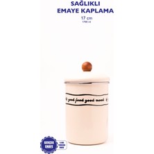 Feyza Design Geniş Kapasiteli 17CM Çok Amaçlı Cam Kavanoz, Şık ve Kullanışlı Tasarım