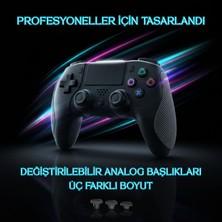 Dexxony Özel Seri Ps4 Oyun Kolu Kablolu&kablosuz Kullanım Bluetoothlu Bilgisayar Uyumlu Kol Gamepad Joystick