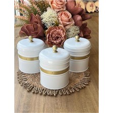 Feyza Design Paslanmaz Çay Şekeri ve Kahve Kavanozu, Pratik ve Şık Saklama Çözümü