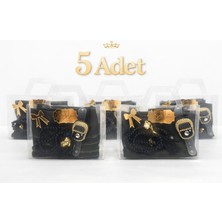 5 Adet Karışık Renk Yatay Çanta Modelli Şal Inci Tesbih Zikirmatik Hac Umre Mevlüt Hediyelik