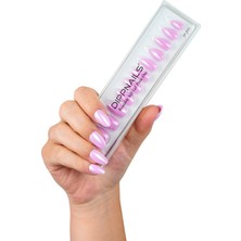 Özgürce 30'lu Jel Tırnak Takma Seti, Tekrar Kullanılabilir, Badem Şekli