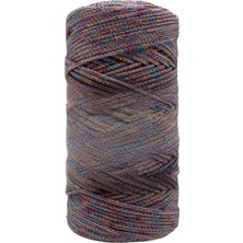 Makrome Ipi 3mm Polyester Gri Simli