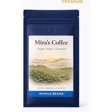 Mira's Coffee Çekirdek Kahve Colombia 500 gr Kavrulmuş Çekirdek %100 Arabica Orta Kavrum