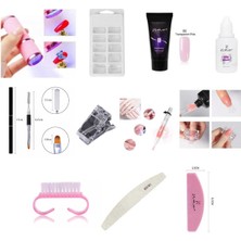 Özgürce Kolay Uygulamalı Poly Jel Protez Tırnak Seti, Evde Güzellik