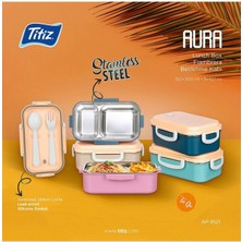 Feyza Design Iki Bölmeli Isıtmalı Çelik Saklama Kabı, Pratik ve Güvenli Kullanım