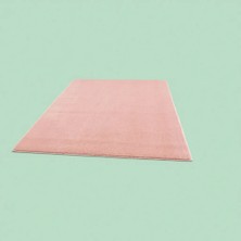 Balat Halı Raschel Carpet Yıkanabilir Pembe Kesme Yolluk Anti-Alerjik Kaymaz Taban Düz Tema