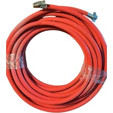 Yerli 15 Metre Jaklı Lastik Şişirme Hava Hortumu – Profesyonel Kompresör Hortumu