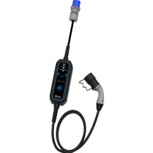 Bemis Mono Mobile 3,7 - 7,4 Kw - 15 Metre Elektrikli Araç Taşınabilir Şarj Cihazı - Çanta Hediye