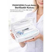 Özgürce Sterilizatör Kutusu, Manikür Freze Uçları ve Tırnak Aletleri Için Güvenli Saklama
