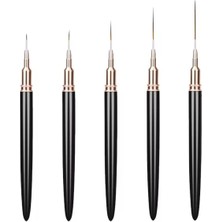 Özgürce 5'li Nail Art Fırça Seti, Zarif ve Güzel Tırnak Süsleme Araçları