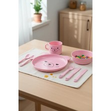 Feyza Design Sevimli Evcil Hayvanlar 5 Parça Çatal Kaşık Bıçak Seti