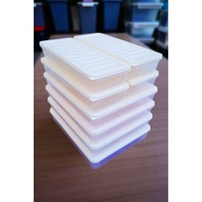 Feyza Design 8'li Mikrodalga ve Derin Dondurucu Uyumlu Saklama Kapsülü Seti