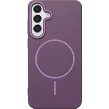 Fenza Samsung Galaxy S24 Uyumlu Kamera Çıkıntılı Magsafe Wireless Şarj Özellikli Sert Sararmaz Silikon Kılıf