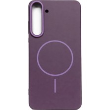 Fenza Samsung Galaxy S25 Fe Uyumlu Kamera Çıkıntılı Magsafe Wireless Şarj Özellikli Sert Sararmaz Silikon Kılıf