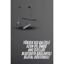 365Dükkan 100 Saat Bluetooth Kulaklık Dijital Göstergeli Anc Özelliği Kablolu