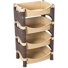 Feyza Design Şeffaf Plastik Kare Sebzelik, Örgü Çölbajı, Pratik Saklama Çözümü