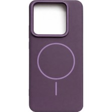 Fenza Xiaomi 14 Pro Uyumlu Kamera Çıkıntılı Magsafe Wireless Şarj Özellikli Sert Sararmaz Silikon Kılıf