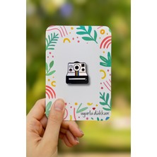 Uğurlu Dükkan Polaroid Makinesi Rozeti