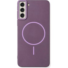 Fenza Samsung Galaxy S21 Fe Uyumlu Kamera Çıkıntılı Magsafe Wireless Şarj Özellikli Sert Sararmaz Silikon Kılıf
