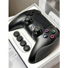 Dexxony PS4 Kablosuz Bluetooth Oyun Kolu – PC ve Playstation 4 Uyumlu Gamepad, Titreşimli Controller