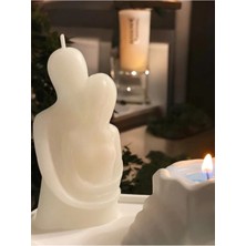 Bernami Pinterest Sarılan Çift Mum ve Istiridye Şeklinde Kalp Çakrası Güçlendirici Mum (Mutlaka Açıklamayı Okuyunuz)