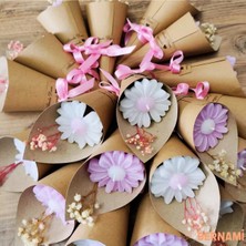 Bernami Pinterest Papatya Buketi Mum, Düğün Hediyesi, Nikah Şekeri, Bebek Şekeri, Çiçek - 20 Adet