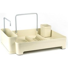 Feyza Design Kiev Bulaşıklık Bej 44X35X30 Cm, Şık ve Fonksiyonel Mutfak Aksesuarı