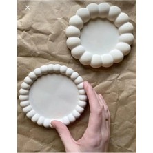 Bernami Pinterest Bubble 2’li Dekoratif Beton Tabak Takı Tabağı Bardak Altlığı