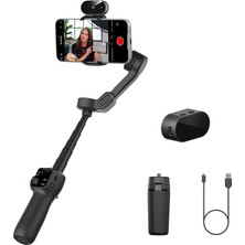 Fogy Smart X2 Eksenli Gimbal Sabitleyici Uzatma Çubuğu Yüz ve Nesne Takip Video Kaydı - Akıllı