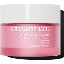 Cream Co. Peptide Glow Eye Cream, Nemlendirici Göz Kremi, 15 ml