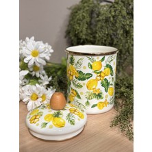 Feyza Design Büyük Boy Citrus Kavanoz 15 Cm, Şık ve Kullanışlı Saklama Çözümü