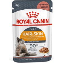 Canin Hair & Skin Gravy Yetişkin Kedi Yaş Maması 12 x 85 gr