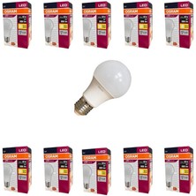 Ledvalue 8.5W E27 LED Ampul | 2700K Sıcak Sarı Işık, 806 Lümen, 60W Eşdeğer | Enerji Tasarruflu Ampu