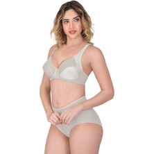 Liyuza Ekru Mı Emay 183 B Yan Destekli Toparlayıcı Balenli Sütyen