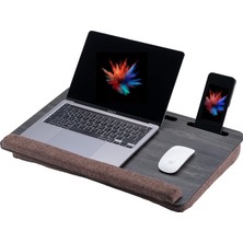 Vigo Wood - LS021 Minderli 15,6" ve 17,3" Laptop Sehpası