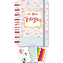 Le Color Bebek Anı ve Anne Hamile Albümü Pembe+ 241 Sticker