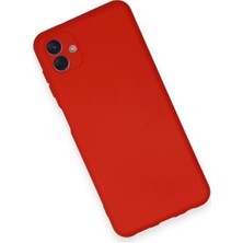 Epilons Galaxy A04 Kılıf Nano Içi Kadife Silikon - Kırmızı