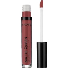 Note Matte Queen Lipstick 22 Etheral Taupe Kalıcı Likit Ruj, Kahverengi