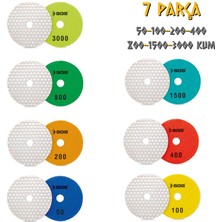 Sgs Elmas Polisaj Ped Seti Kuru - 50-100-200-400-800-1500-3000 Kum