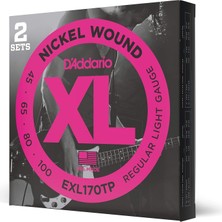 D'addario Saiten E-Bass | Höchste Qualıtät Der Belıebtesten Saıtenmarke | EXL170TP | Vernickelter St