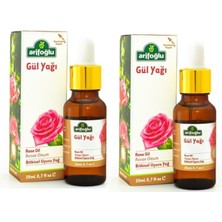 2 Adet Gül Yağı 2 x 20 Ml.
