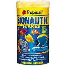 Tropical Bionautic Flakes Tuzlu Su Pul Balık Yemi 250 ml 50 gr