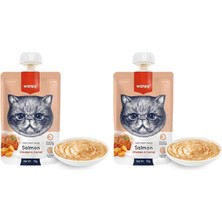 Taze Somonlu&tavuklu Kedi Et Ezmesi 90 gr 2li Paket