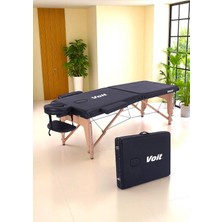 55003 Siyah Çanta Şeklinde Katlanabilir Masaj Masası Kılıf Hediyeli