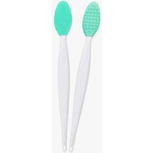 Buffer® 2 Adet Dudak Burun Fırçası Peeling Etkili Gözenek Siyah Nokta Temizleyici Akne Giderici Çift